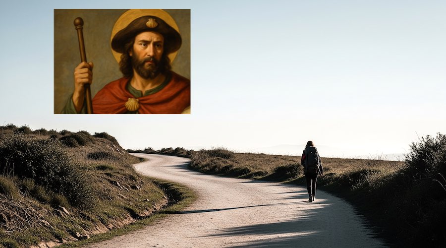 El apóstol Santiago, el peregrino del Camino de Santiago. 25 de julio ...